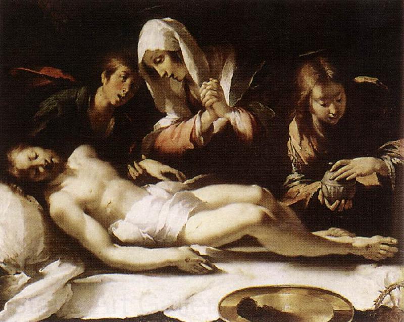 STROZZI, Bernardo Lamentation over the Dead Christ etr Germany oil painting art